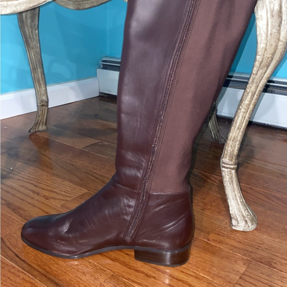 Michael Kors: Elegant Brown Leather Women's Boots